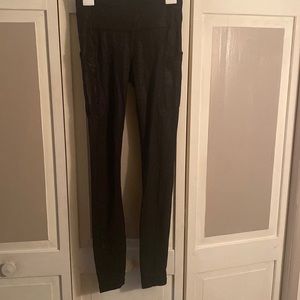 Lululemon black leggings, small, extra small